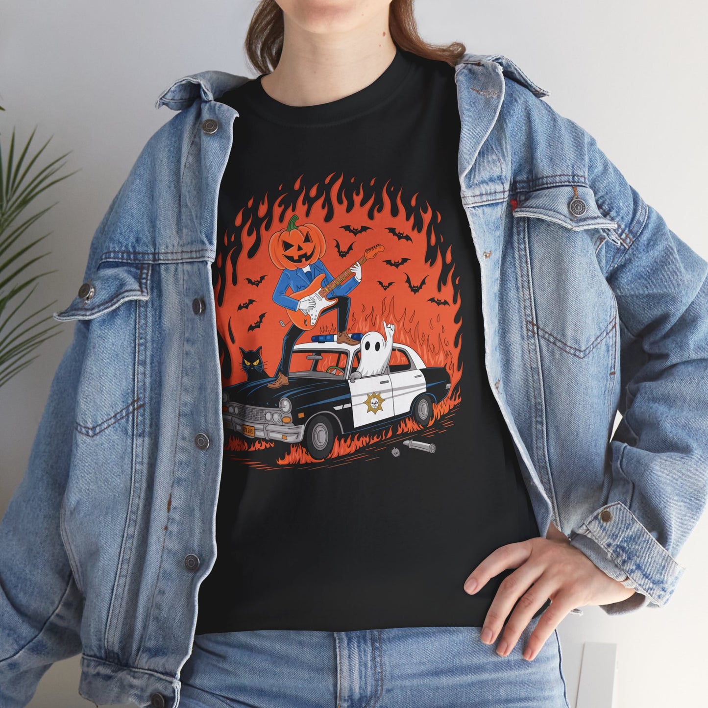 Crazy Pumpkin Adventure T-Shirt – Horror Rock Spooky Halloween Tee