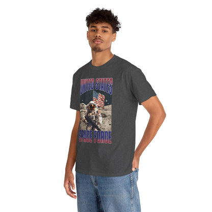 United States Space Force T-Shirt | Military Astronaut Patriotic Tee - Stylfer