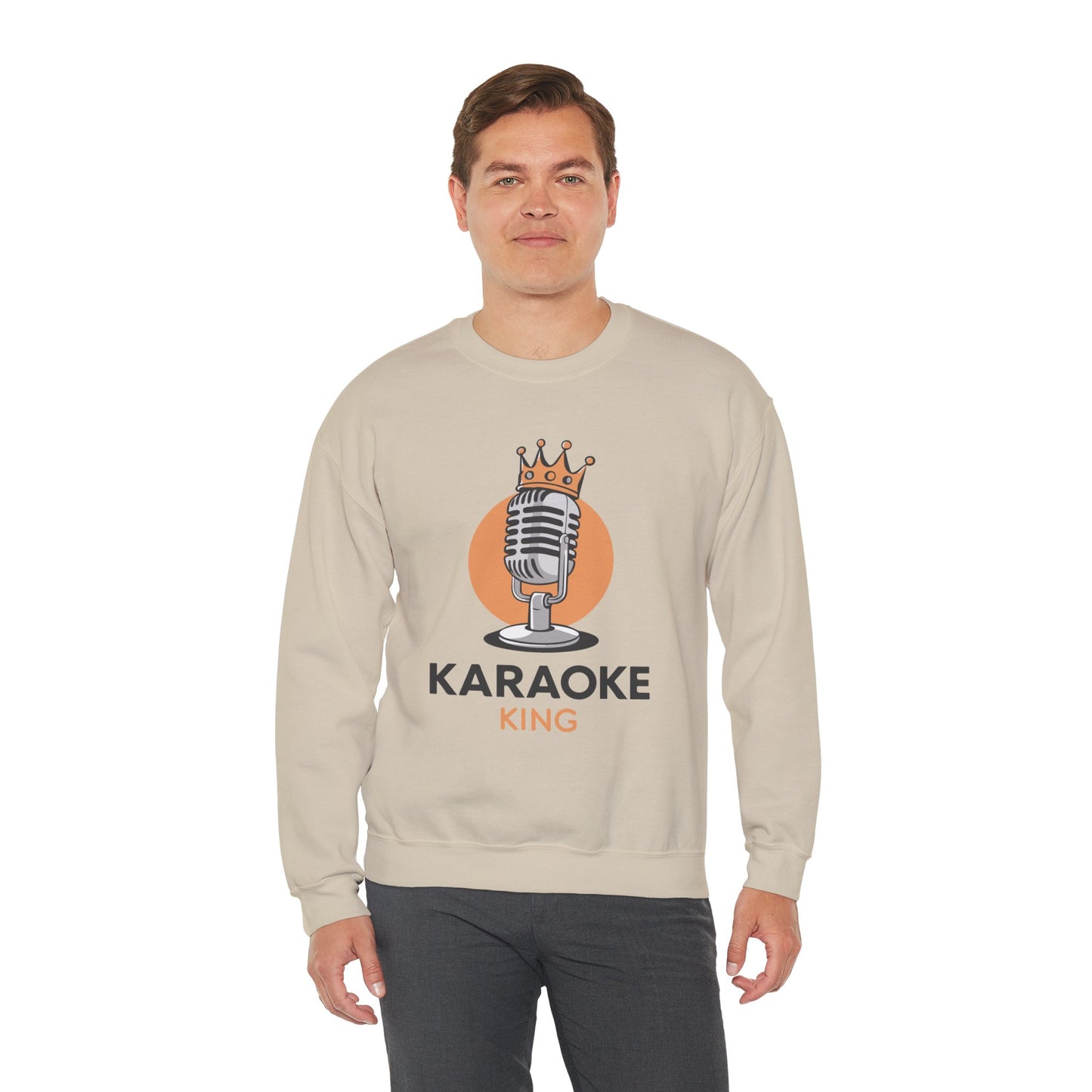 Karaoke King Sweatshirt – Cozy Music Enthusiast Pullover