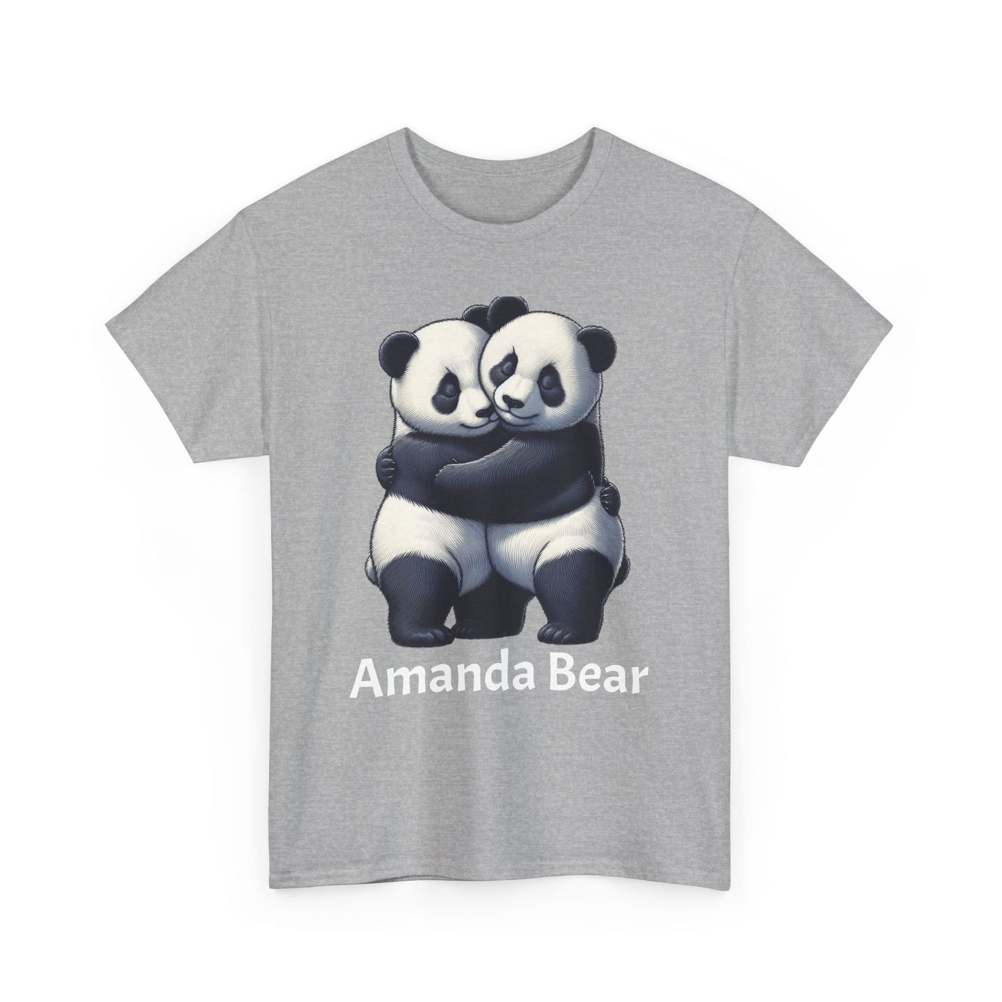 Panda Love Couples T-Shirt – Adorable Panda Hug Graphic Tee