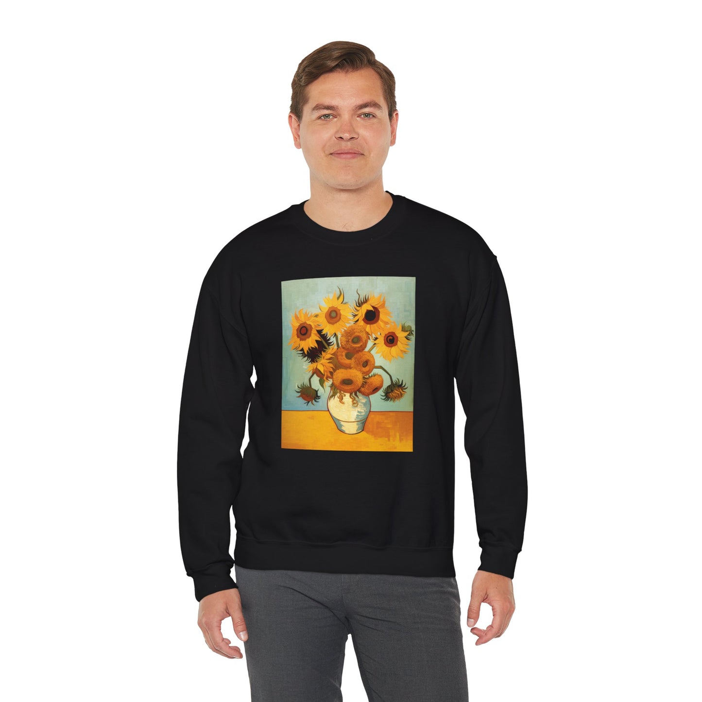 Vincent van Gogh Sunflowers Sweatshirt – Cozy Artistic Pullover