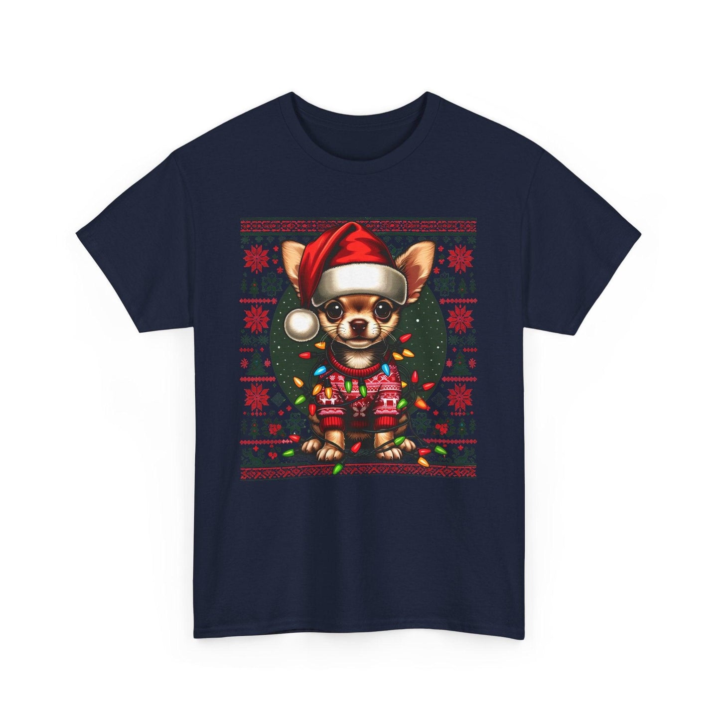 Chihuahua Christmas T-Shirt – Cute Funny Holiday Dog Lovers Tee - Stylfer