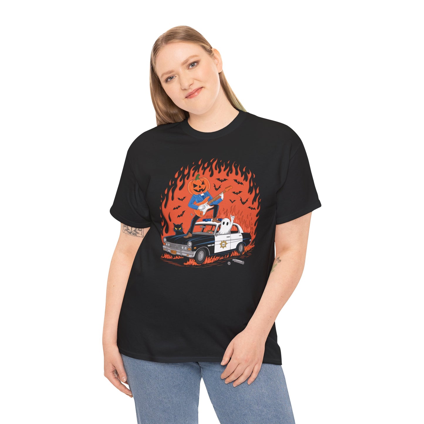 Crazy Pumpkin Adventure T-Shirt – Horror Rock Spooky Halloween Tee