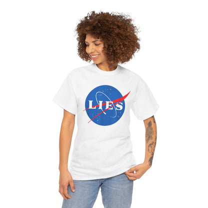 The Earth Is Flat Funny T-Shirt | Flat Earth Society Lies Graphic Tee