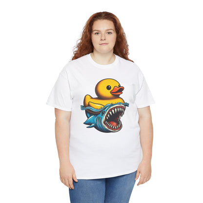 Monster Duck Shark T-Shirt – Funny Horror Novelty Graphic Tee