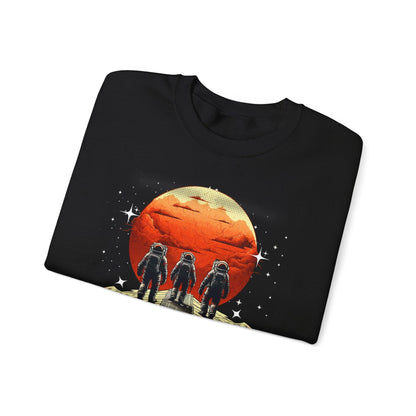 Occupy Mars Space Sweatshirt | Astronaut & Space Exploration Sweater - Stylfer