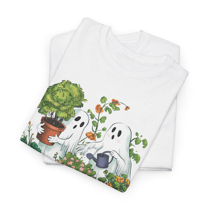 Gardening Cute Ghosts Shirt | Fun Halloween Design - Stylfer