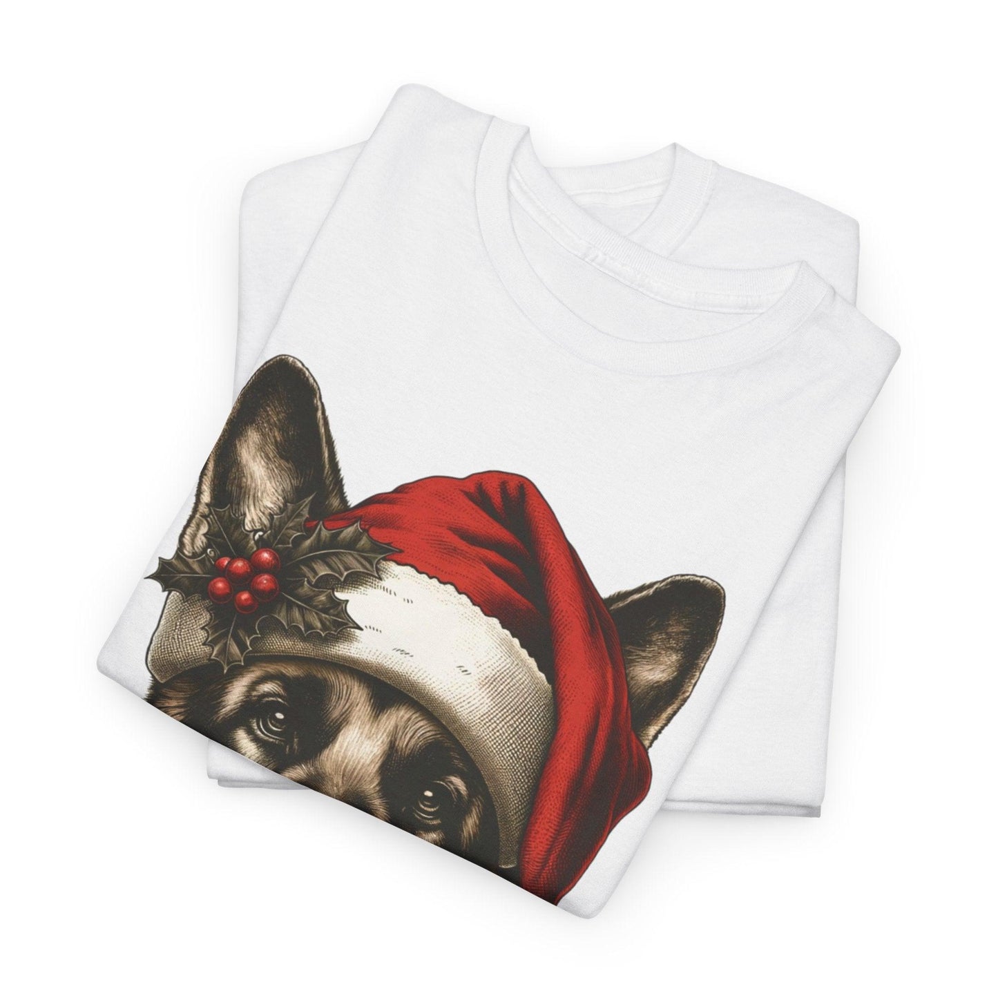 German Shepherd Christmas T-Shirt – Funny Holiday Dog Lover Gift - Stylfer