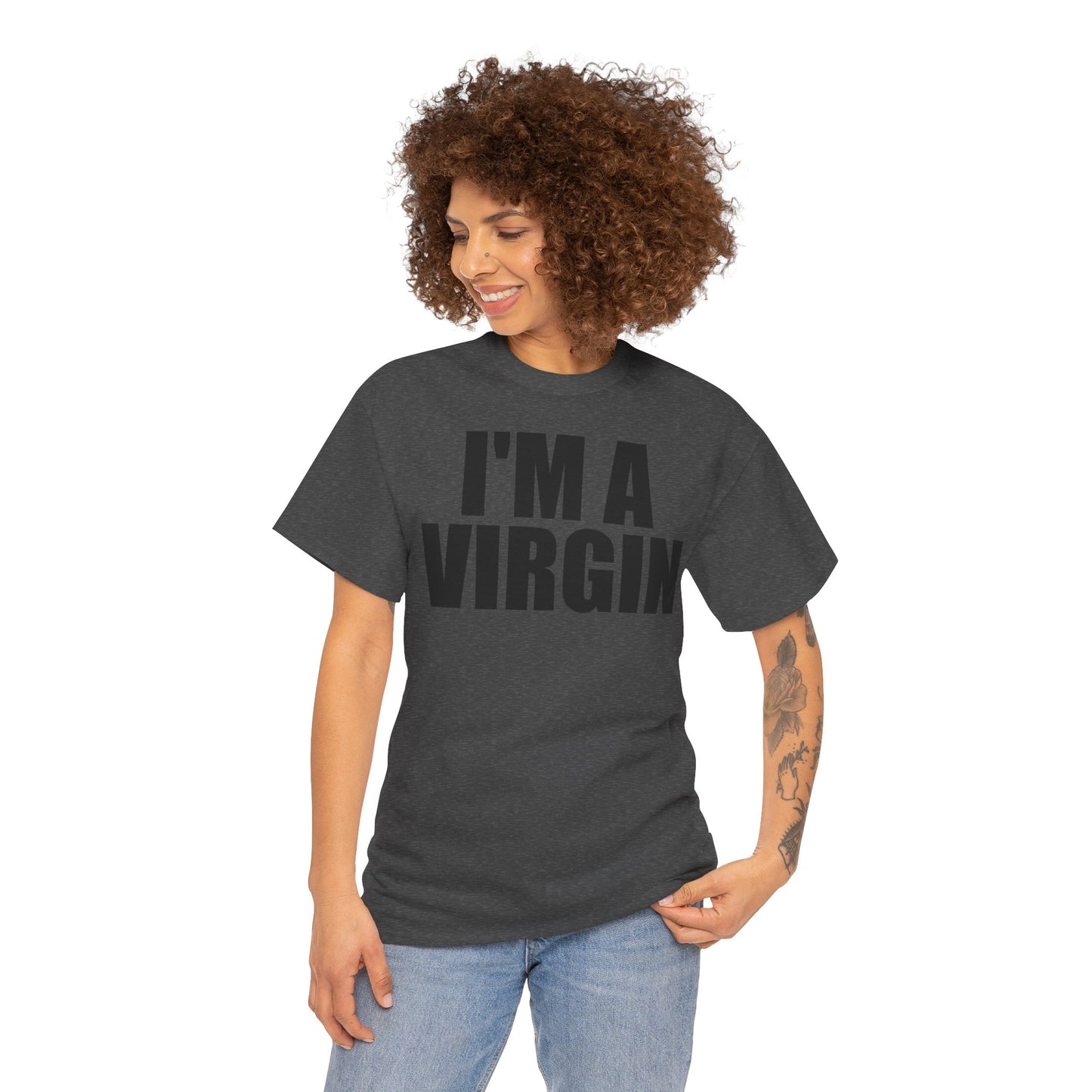 I'm a Virgin White Lie Party Sarcastic Funny Shirt - Hilarious Novelty T-Shirt