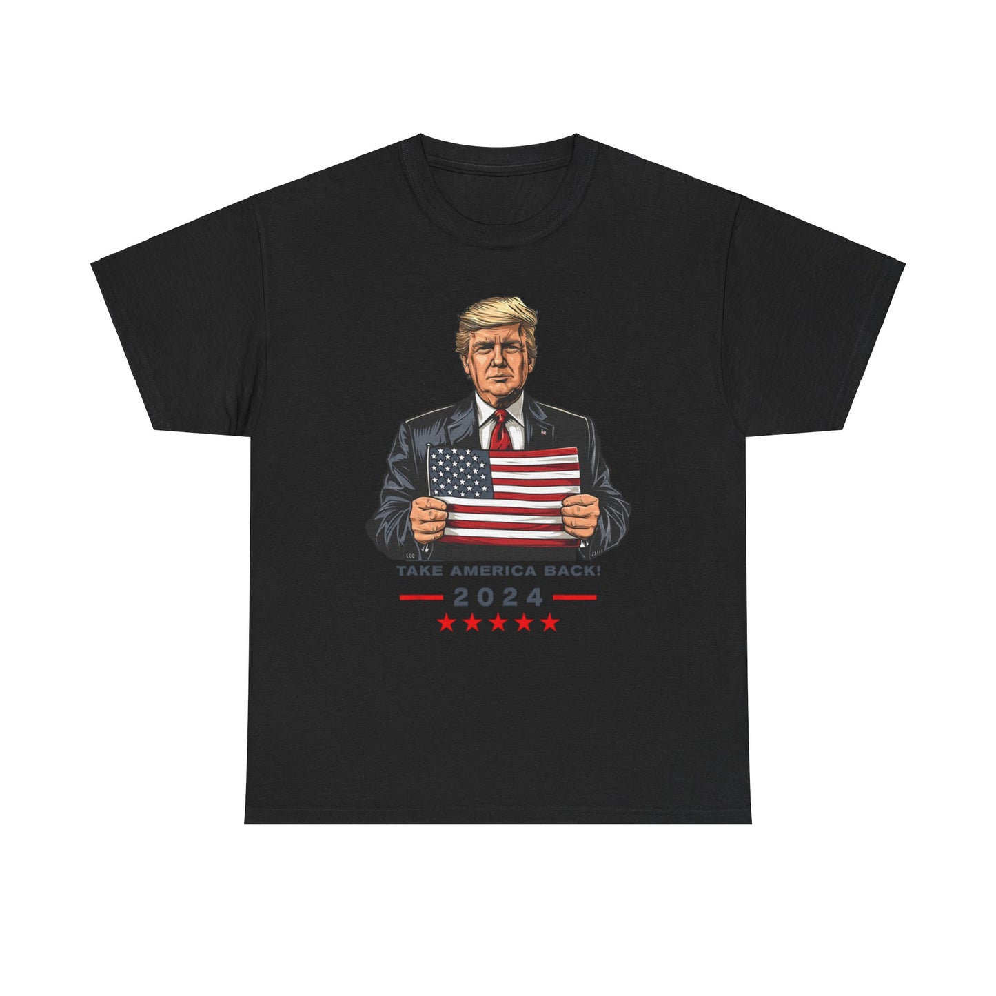 Donald Trump 2024 Patriotic T-shirt - Take America Back Graphic Tee