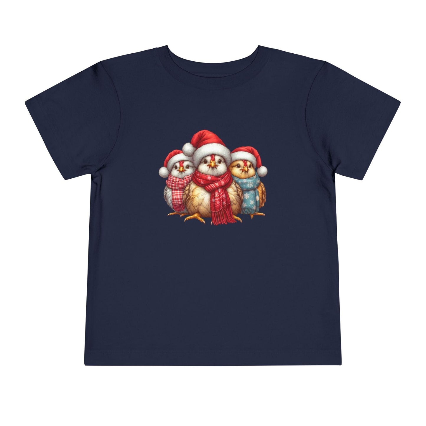 Christmas Chickens Funny Shirt | Animal Lovers Farmer Xmas Tee - Stylfer