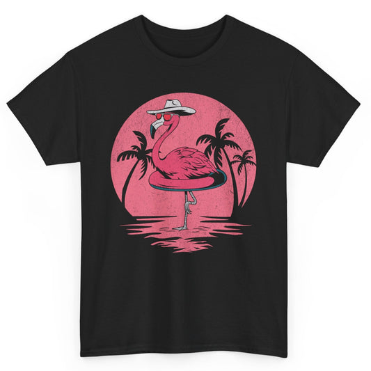 Vintage Flamingo T-shirt - Retro Summer Beach Unisex Graphic Tee