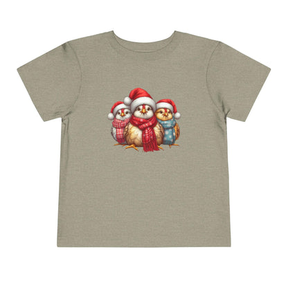 Christmas Chickens Funny Shirt | Animal Lovers Farmer Xmas Tee - Stylfer