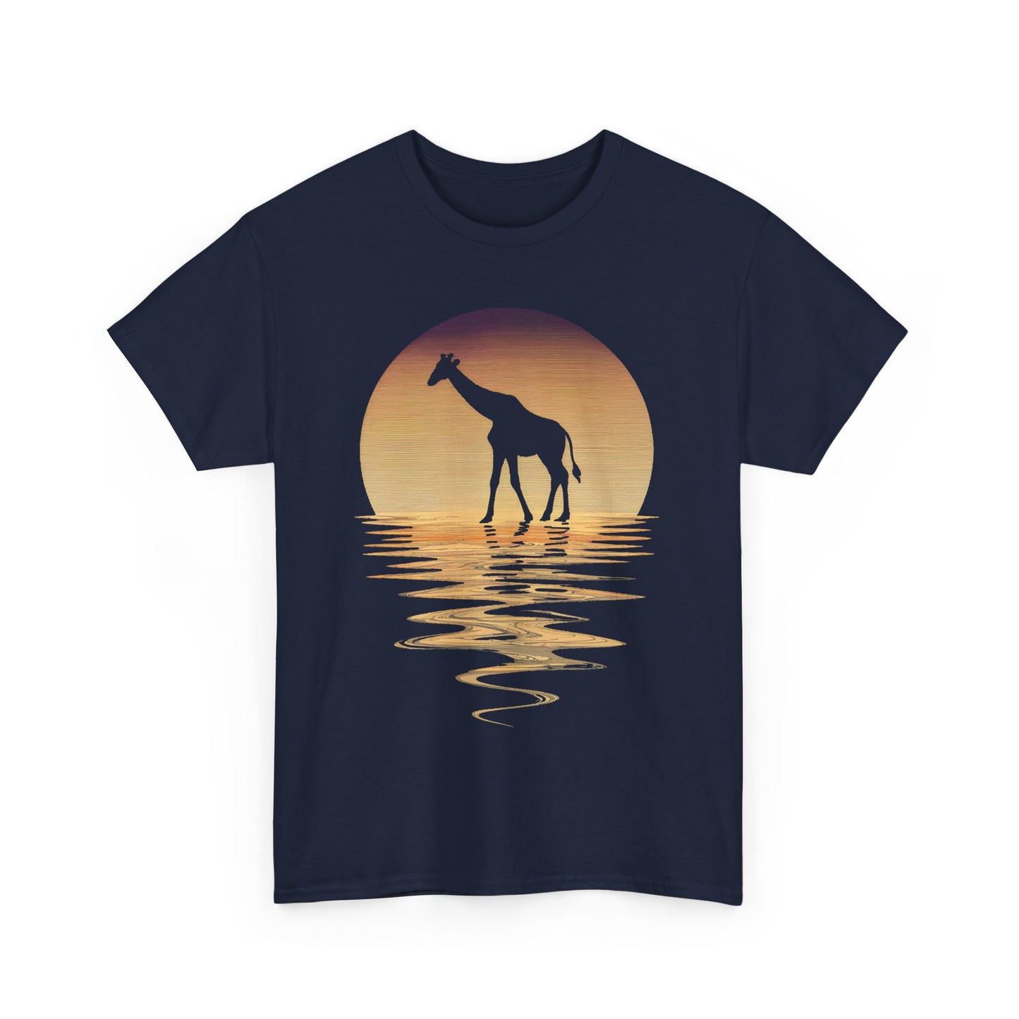 Retro Giraffe T-Shirt – Quirky Graphic Tee for Wildlife & Animals Lovers