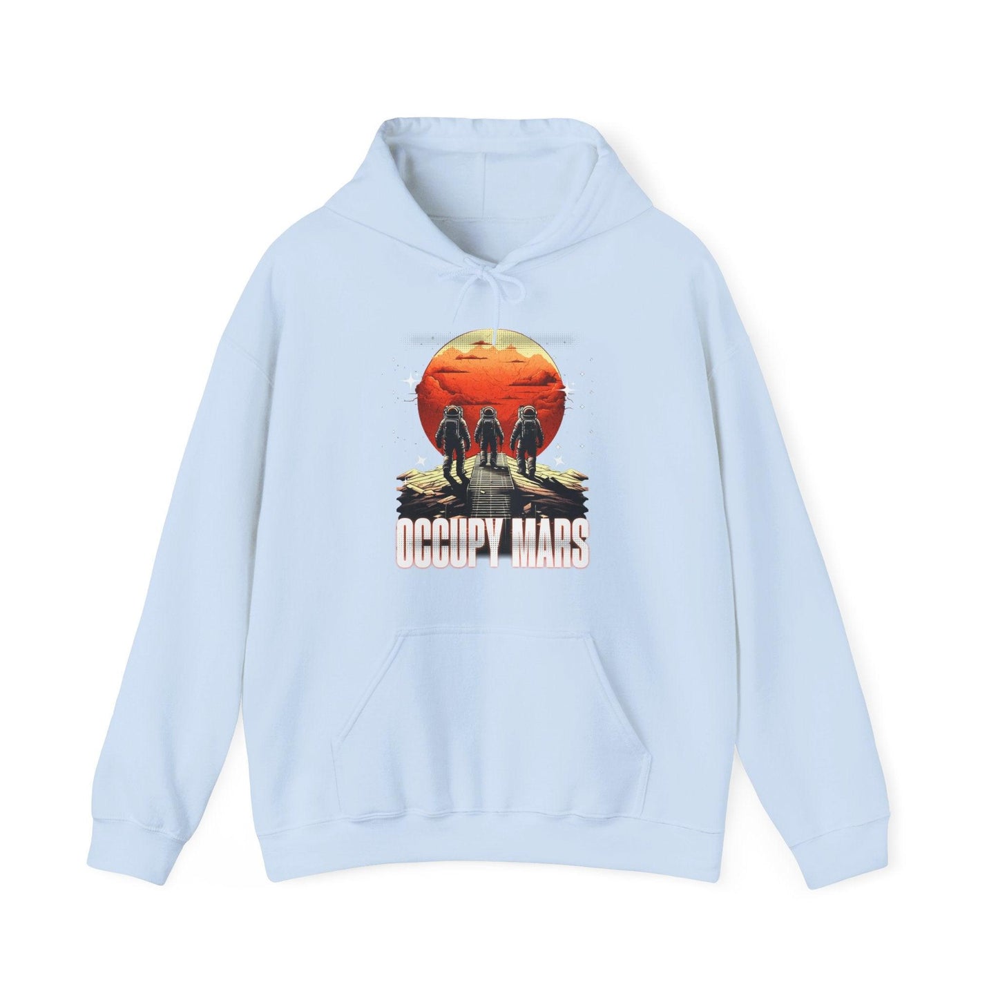 Occupy Mars Space Hoodie | Astronaut & Space Exploration Shirt - Stylfer