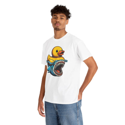 Monster Duck Shark T-Shirt – Funny Horror Novelty Graphic Tee