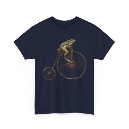 Cycling Frog Vintage Bicycle Shirt | Fun Retro Design - Stylfer