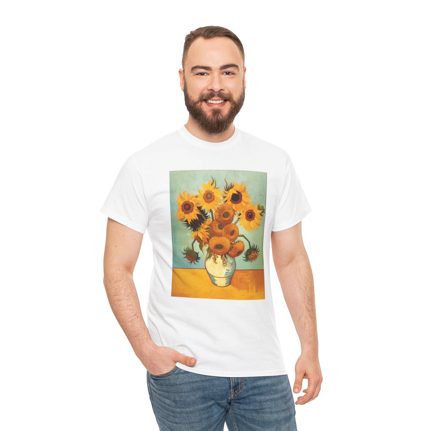 Vincent van Gogh Sunflowers T-Shirt – Classic Art Graphic Tee