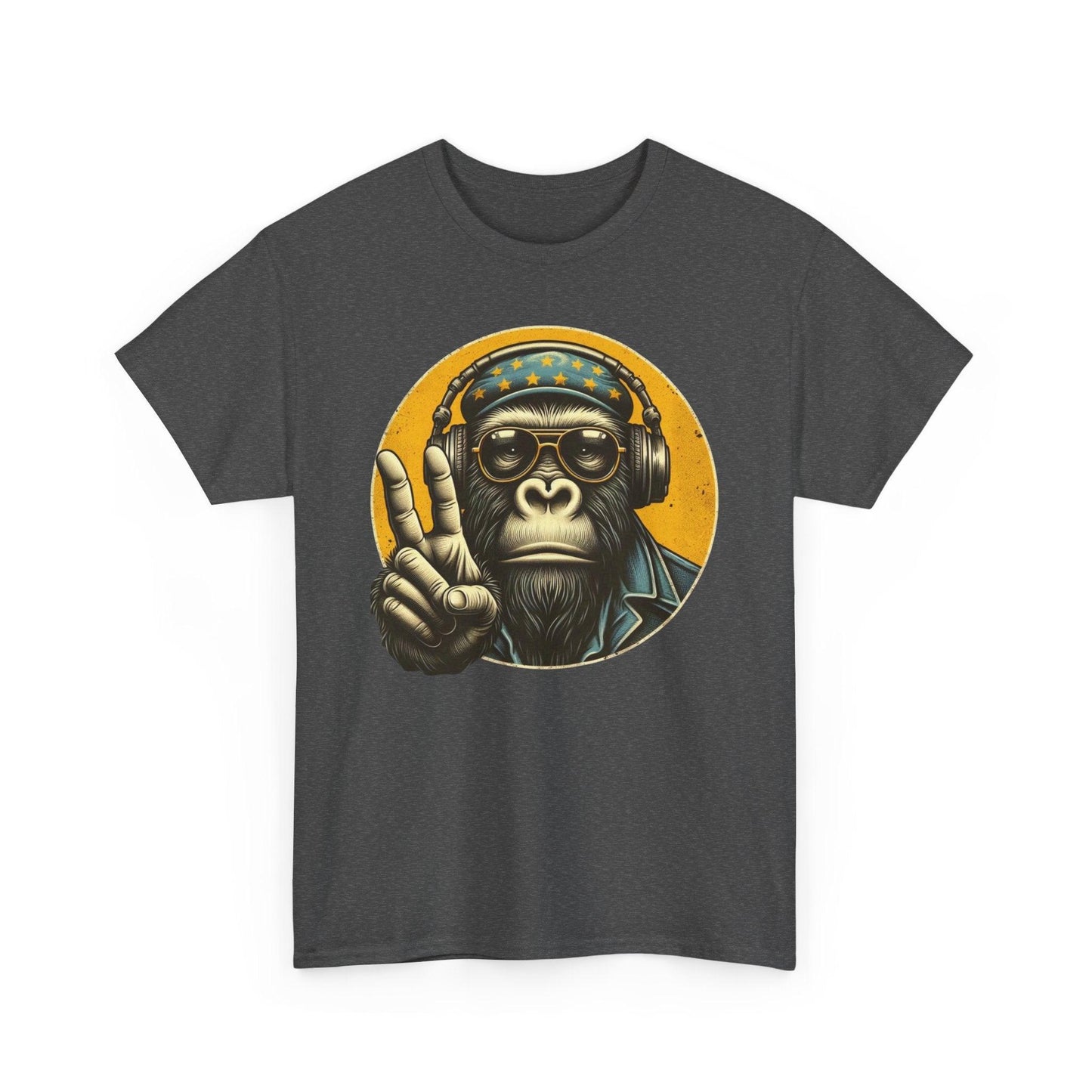 Cool Monkey T-Shirt for Men & Women | Funny Monkey Face Graphic Tee - Stylfer