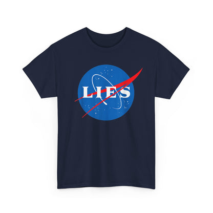 The Earth Is Flat Funny T-Shirt | Flat Earth Society Lies Graphic Tee