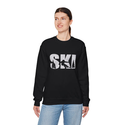 Alpine Downhill Ski Sweatshirt - Winter Sports Snow Skiing Pullover