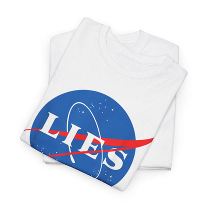 The Earth Is Flat Funny T-Shirt | Flat Earth Society Lies Graphic Tee