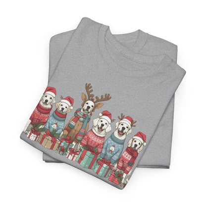 Merry Christmas Dog T-Shirt - Funny Dog Lovers Holiday Graphic Tee - Stylfer