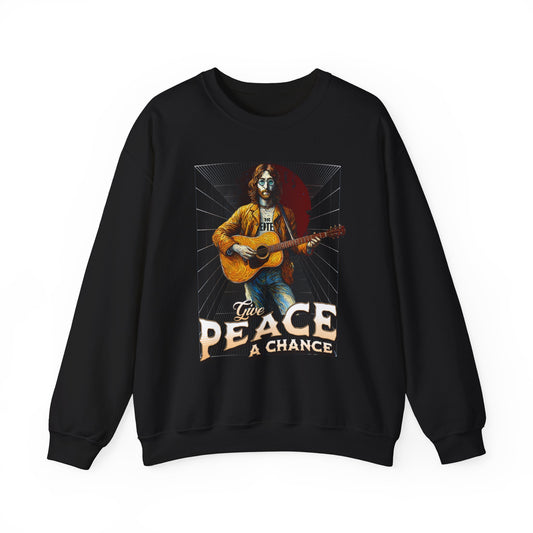 John Lennon Sweatshirt - Give Peace a Chance Sweater