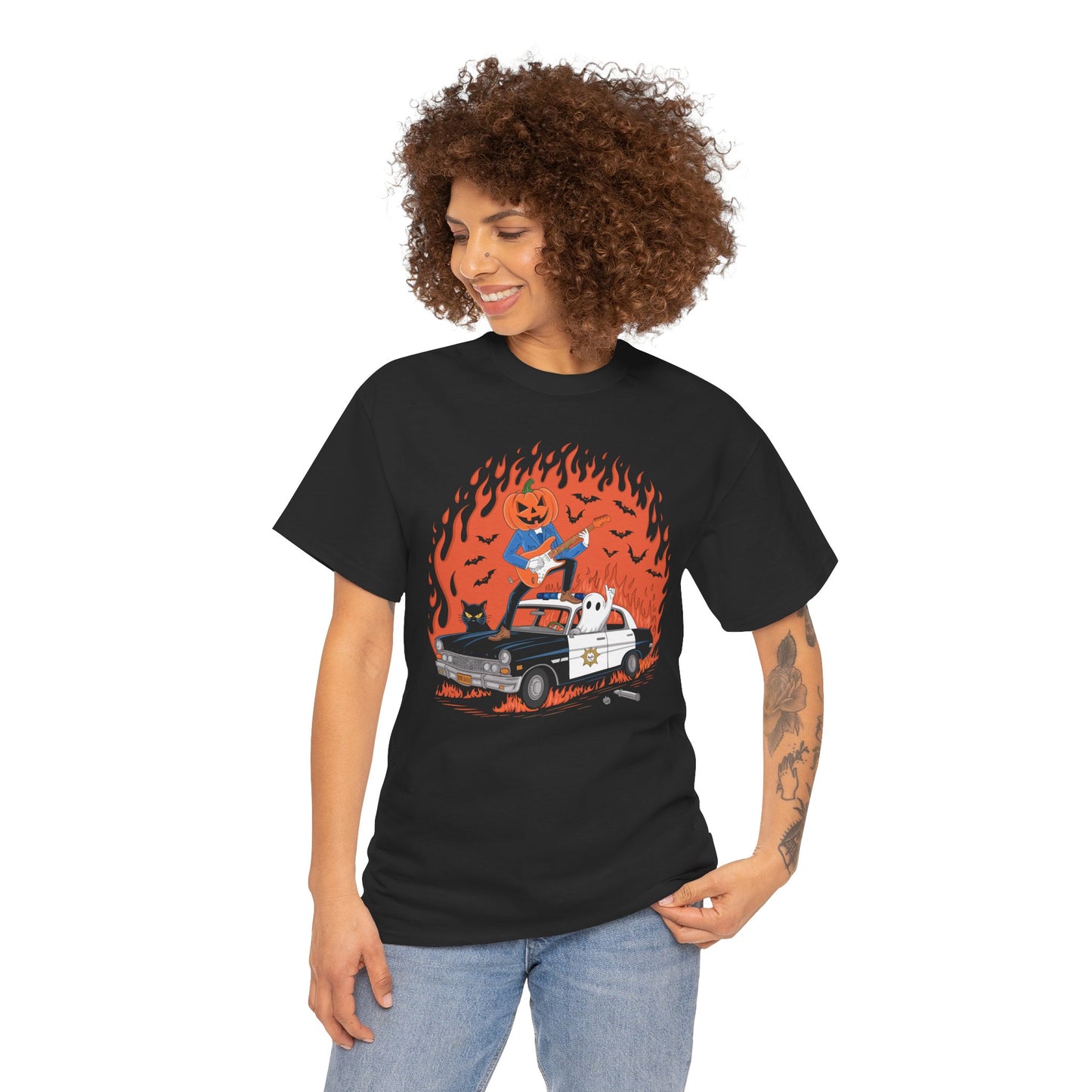 Crazy Pumpkin Adventure T-Shirt – Horror Rock Spooky Halloween Tee