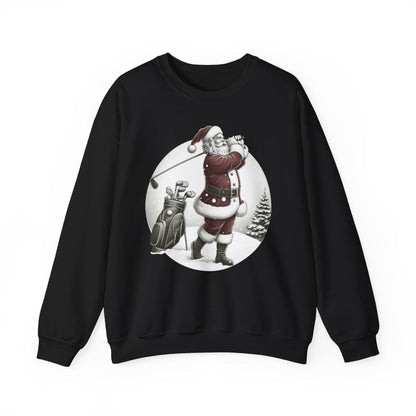 Funny Christmas Golf Sweatshirt – Holiday Gift for Golfers - Stylfer