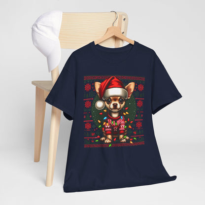 Chihuahua Christmas T-Shirt – Cute Funny Holiday Dog Lovers Tee - Stylfer