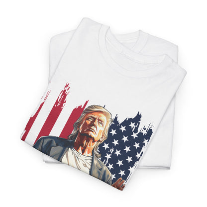 Trump 2024 Never Surrender T-Shirt – Patriotic Graphic Tee