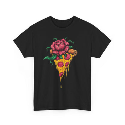 Floral Pizza Shirt | Funny and Unique Foodie Design - Stylfer