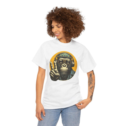 Cool Monkey T-Shirt for Men & Women | Funny Monkey Face Graphic Tee - Stylfer