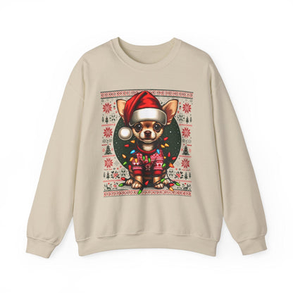 Funny Chihuahua Christmas Sweatshirt – Dog Lovers Holiday Sweater - Stylfer