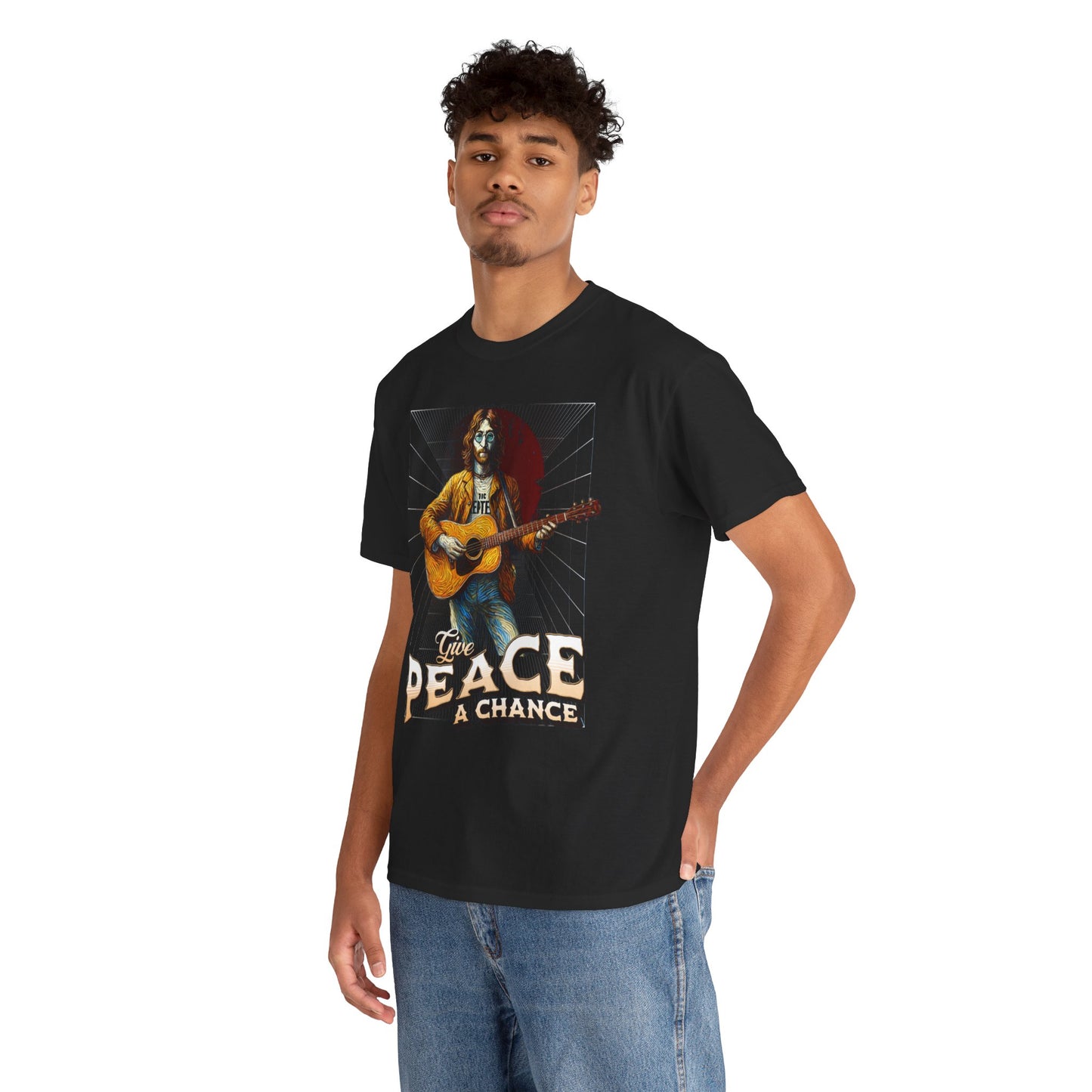 John Lennon shirts - Give Peace a Chance Graphic Tee