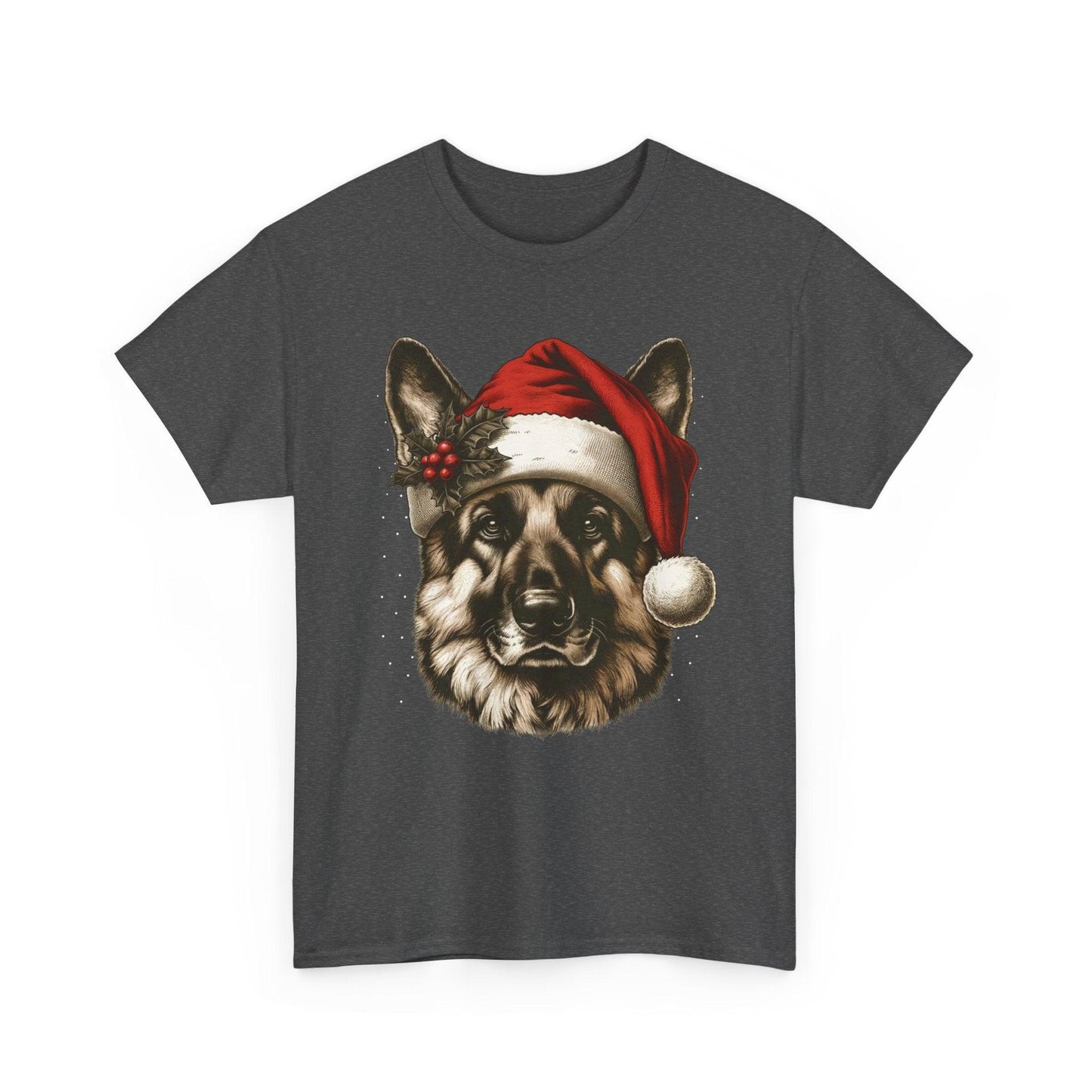 German Shepherd Christmas T-Shirt – Funny Holiday Dog Lover Gift - Stylfer