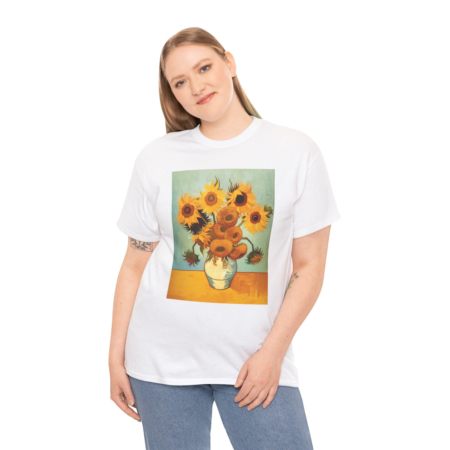 Vincent van Gogh Sunflowers T-Shirt – Classic Art Graphic Tee