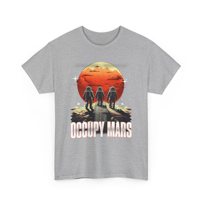 Occupy Mars Space T-Shirt | Astronaut & Space Exploration Tee - Stylfer