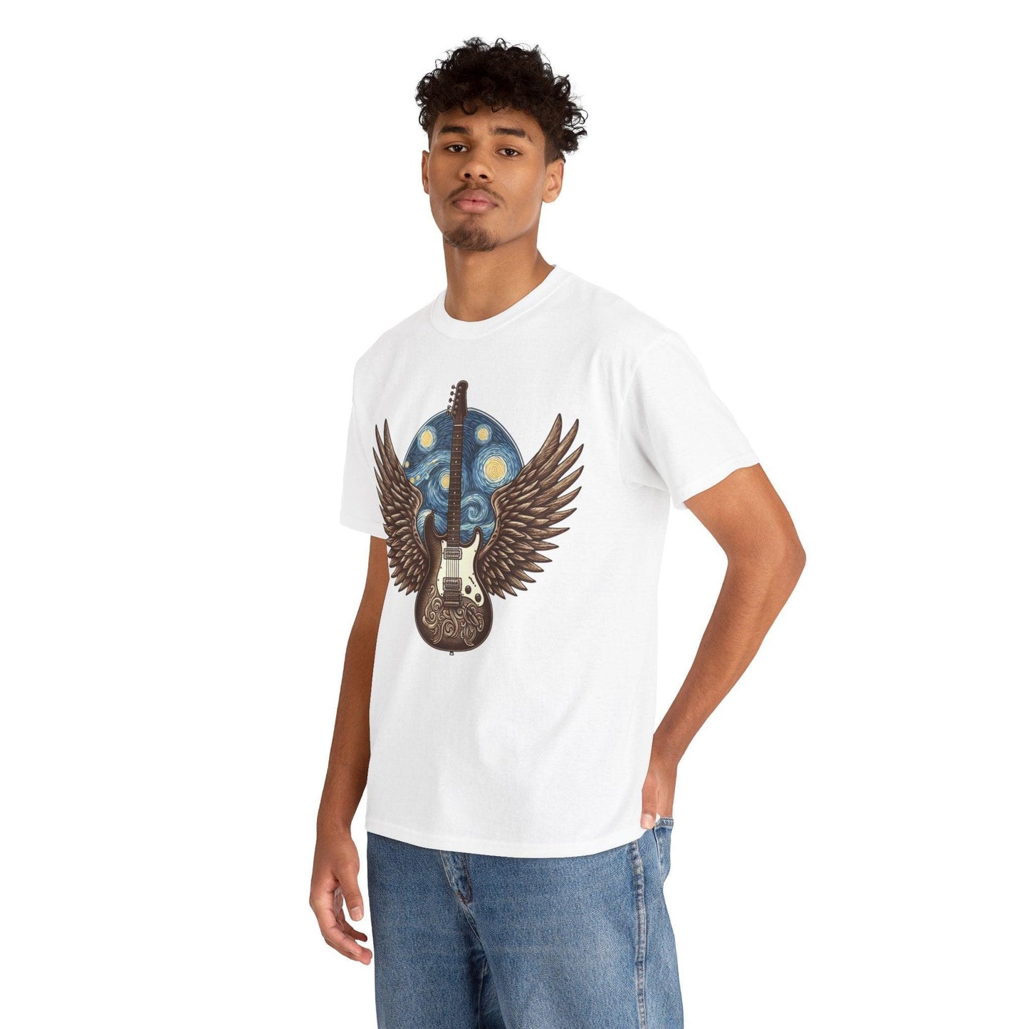 Vintage Flying Guitar T-shirt - Stylfer