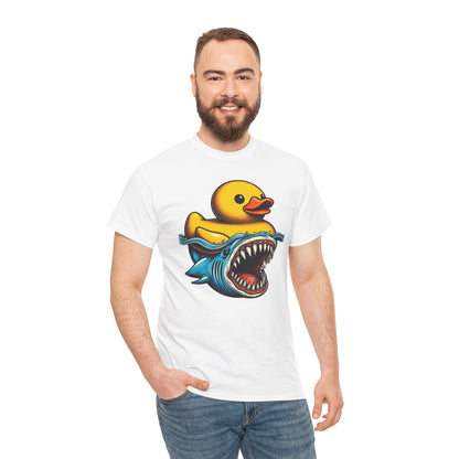 Monster Duck Shark T-Shirt – Funny Horror Novelty Graphic Tee