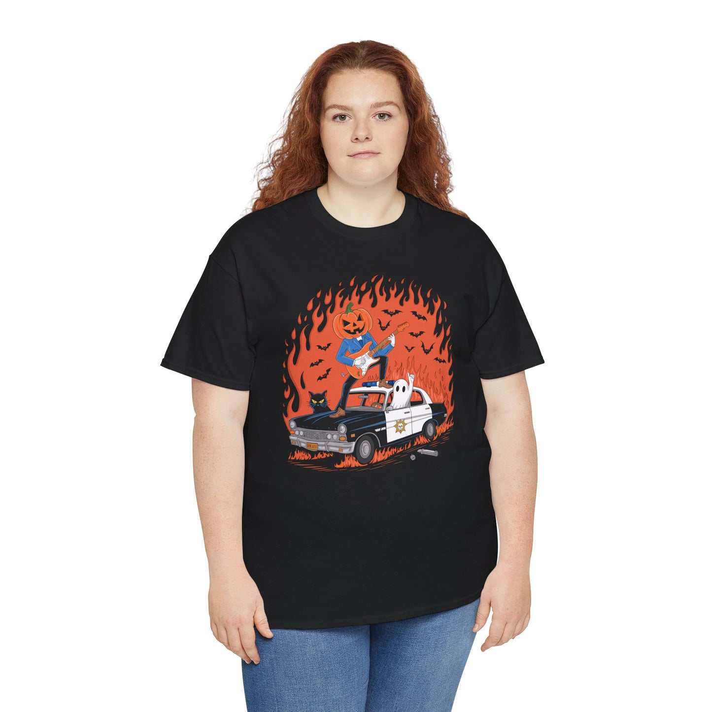 Crazy Pumpkin Adventure T-Shirt – Horror Rock Spooky Halloween Tee