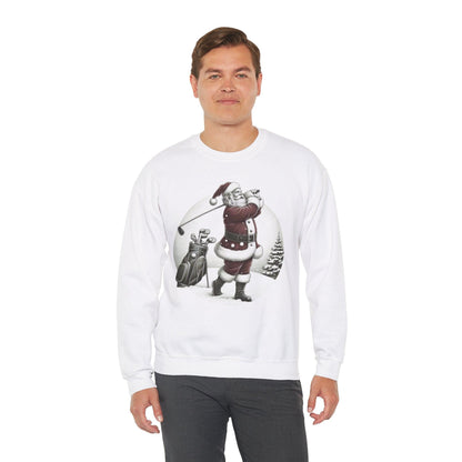 Funny Christmas Golf Sweatshirt – Holiday Gift for Golfers - Stylfer