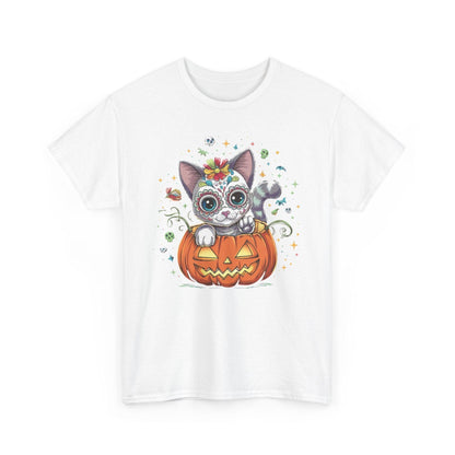 Day of the Dead Cat Shirt | Halloween Horror Design - Stylfer