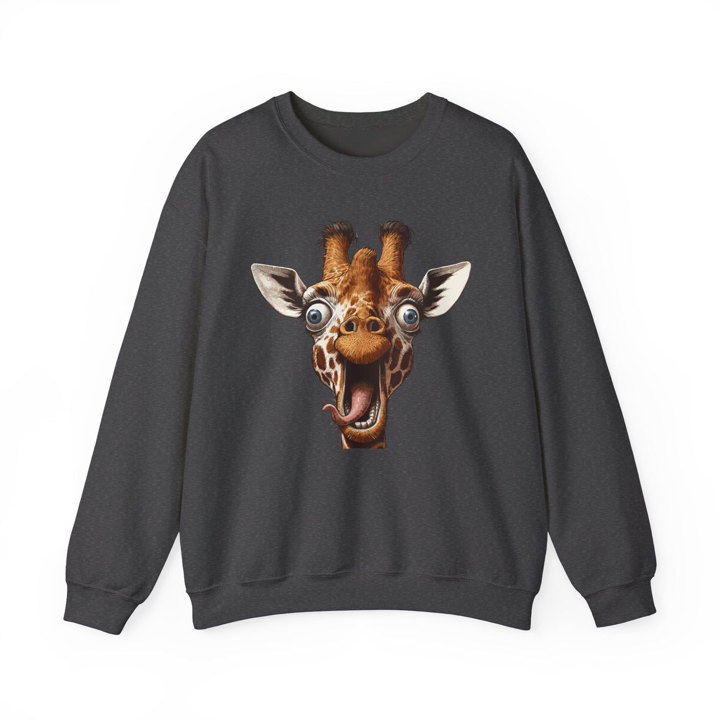 Funny Giraffe Sweatshirt – Cozy Humor & Wildlife Lover's Sweater