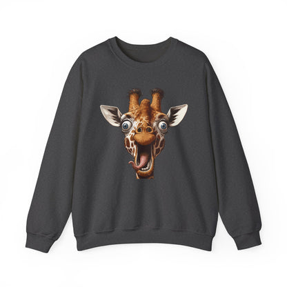 Funny Giraffe Sweatshirt – Cozy Humor & Wildlife Lover's Sweater