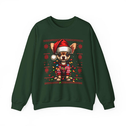 Funny Chihuahua Christmas Sweatshirt – Dog Lovers Holiday Sweater - Stylfer