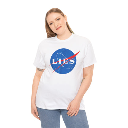 The Earth Is Flat Funny T-Shirt | Flat Earth Society Lies Graphic Tee