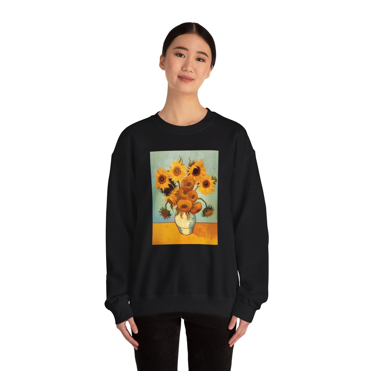 Vincent van Gogh Sunflowers Sweatshirt – Cozy Artistic Pullover