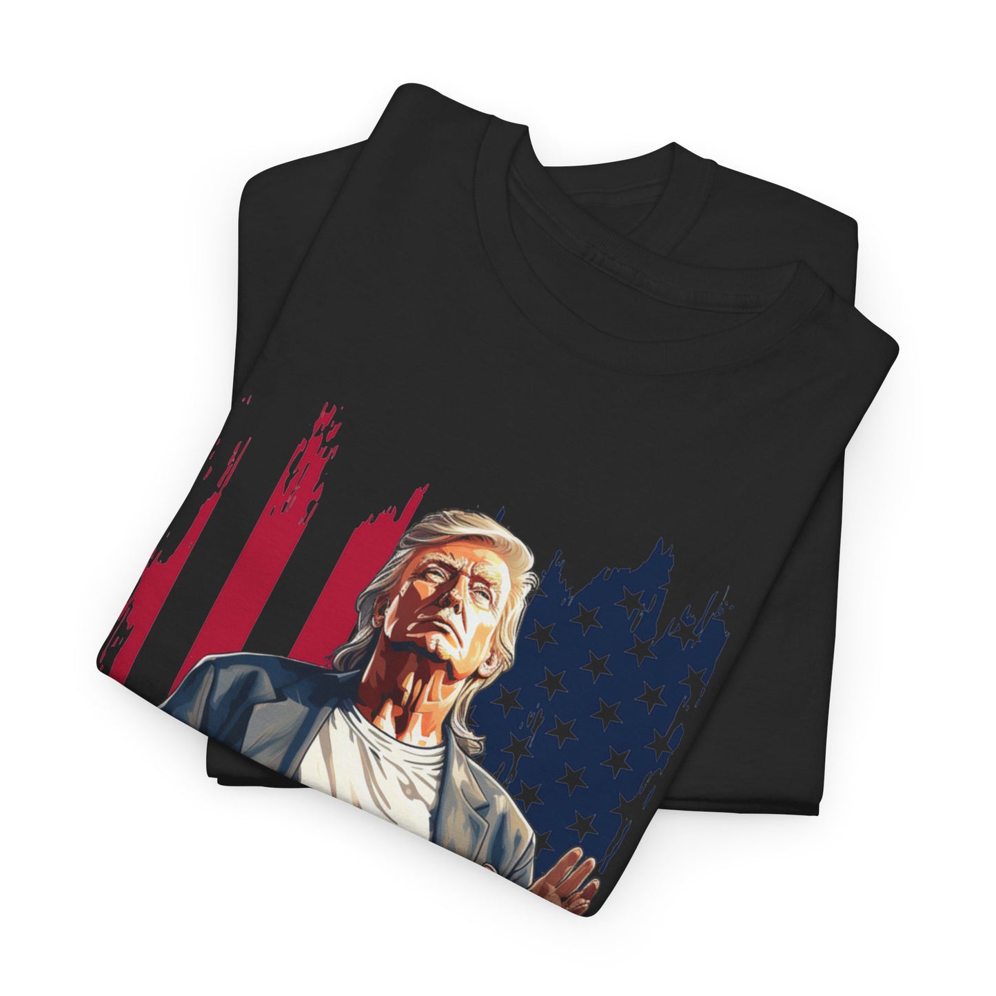 Trump 2024 Never Surrender T-Shirt – Patriotic Graphic Tee